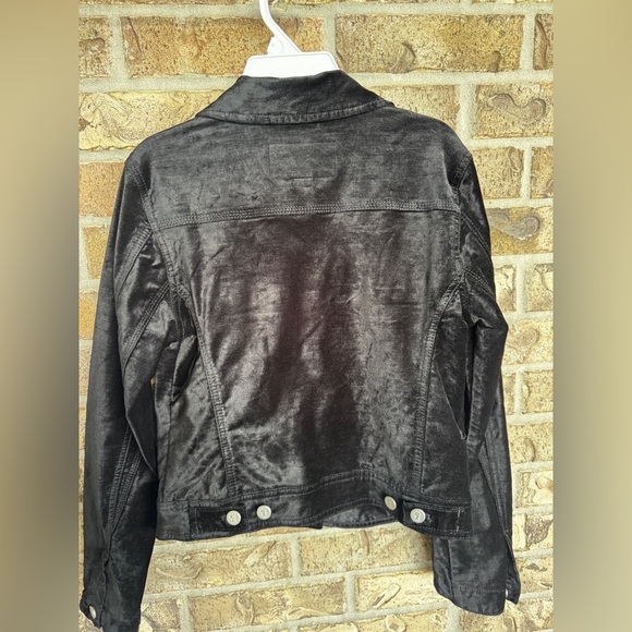 PILCRO AND THE LETTERPRESS Black Classic Velvet Jacket Size S - Picture 7 of 12